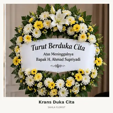 Krans Bunga Duka Jepara Kota